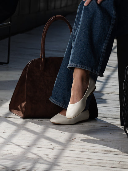 Trieste Ballerina Leather